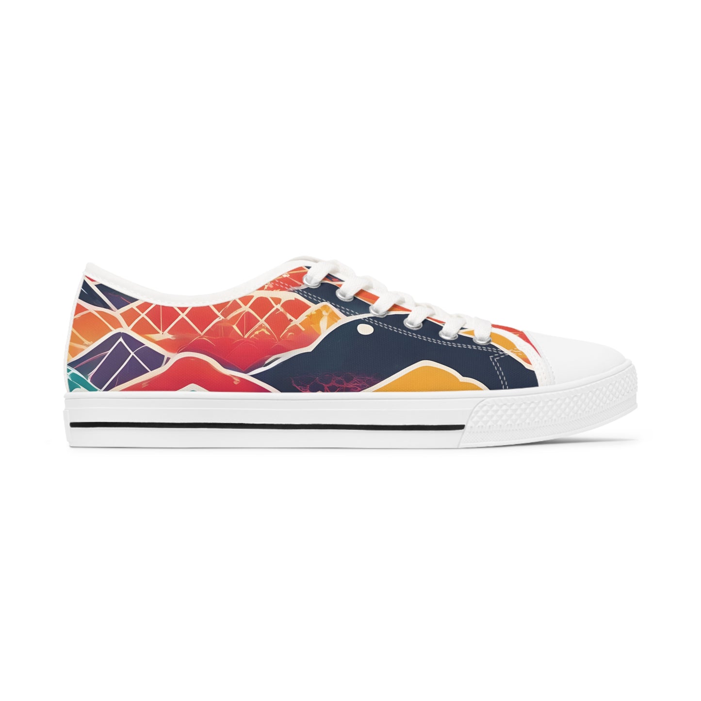Colorful Women's Low Top Sneakers
