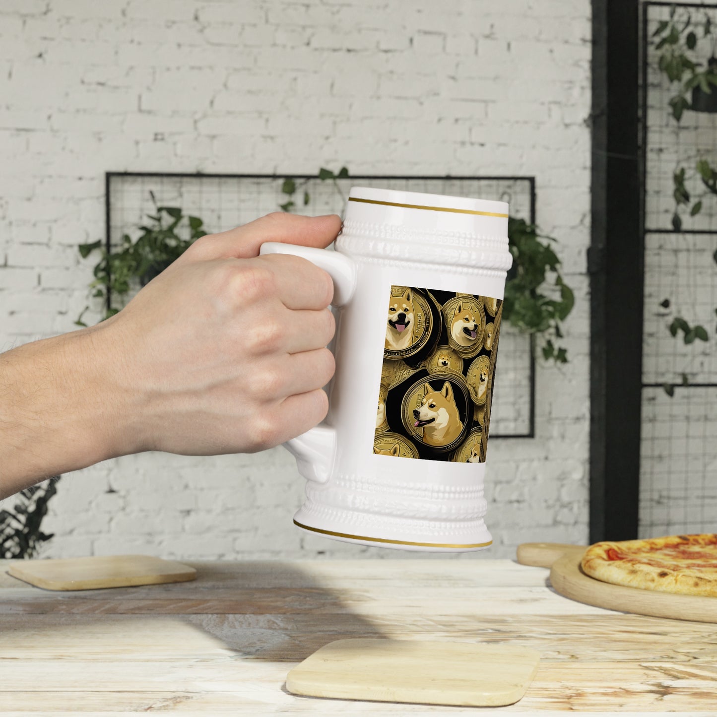 DOGECOIN - Beer Stein Mug