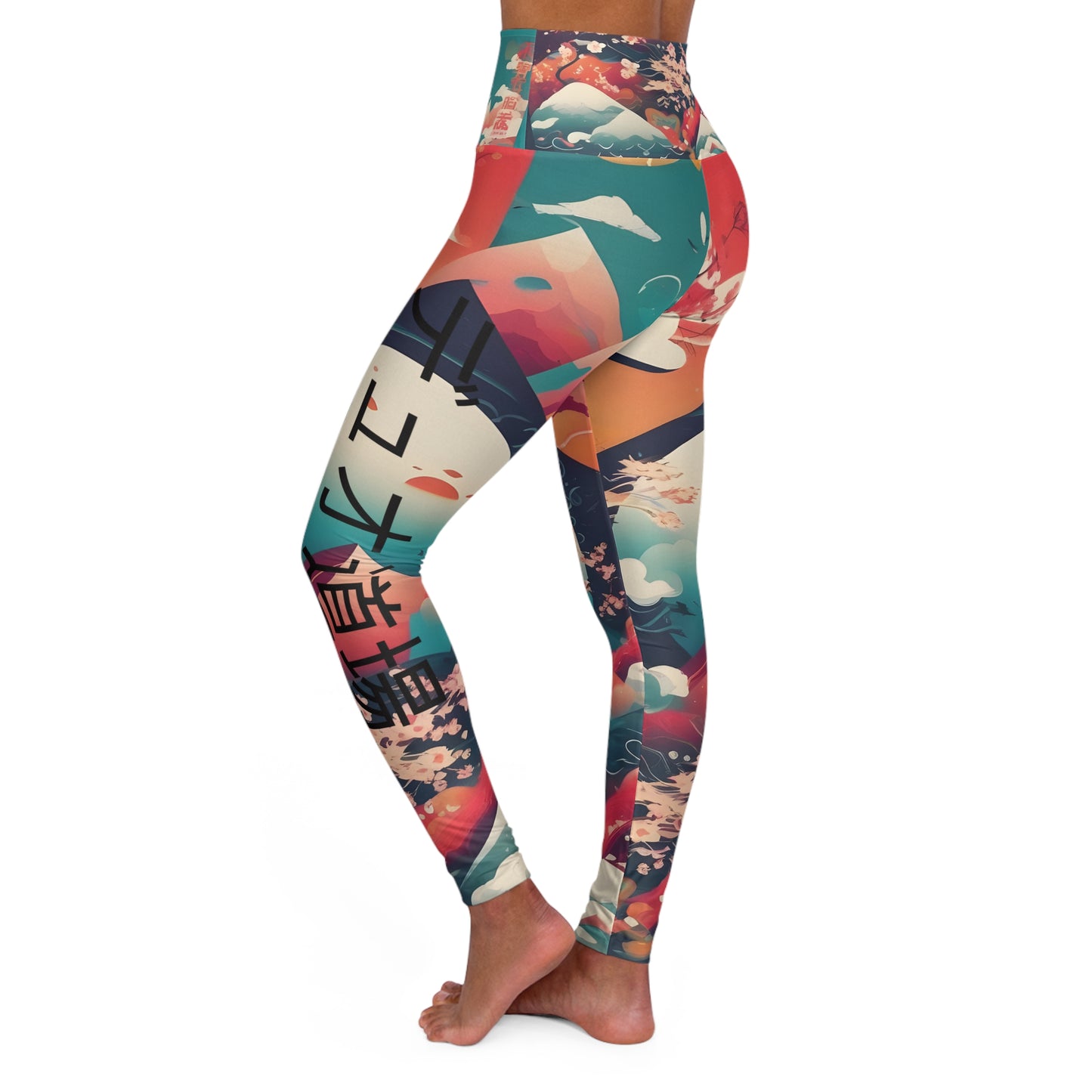 Osaka - High Waisted Yoga Leggings (AOP)