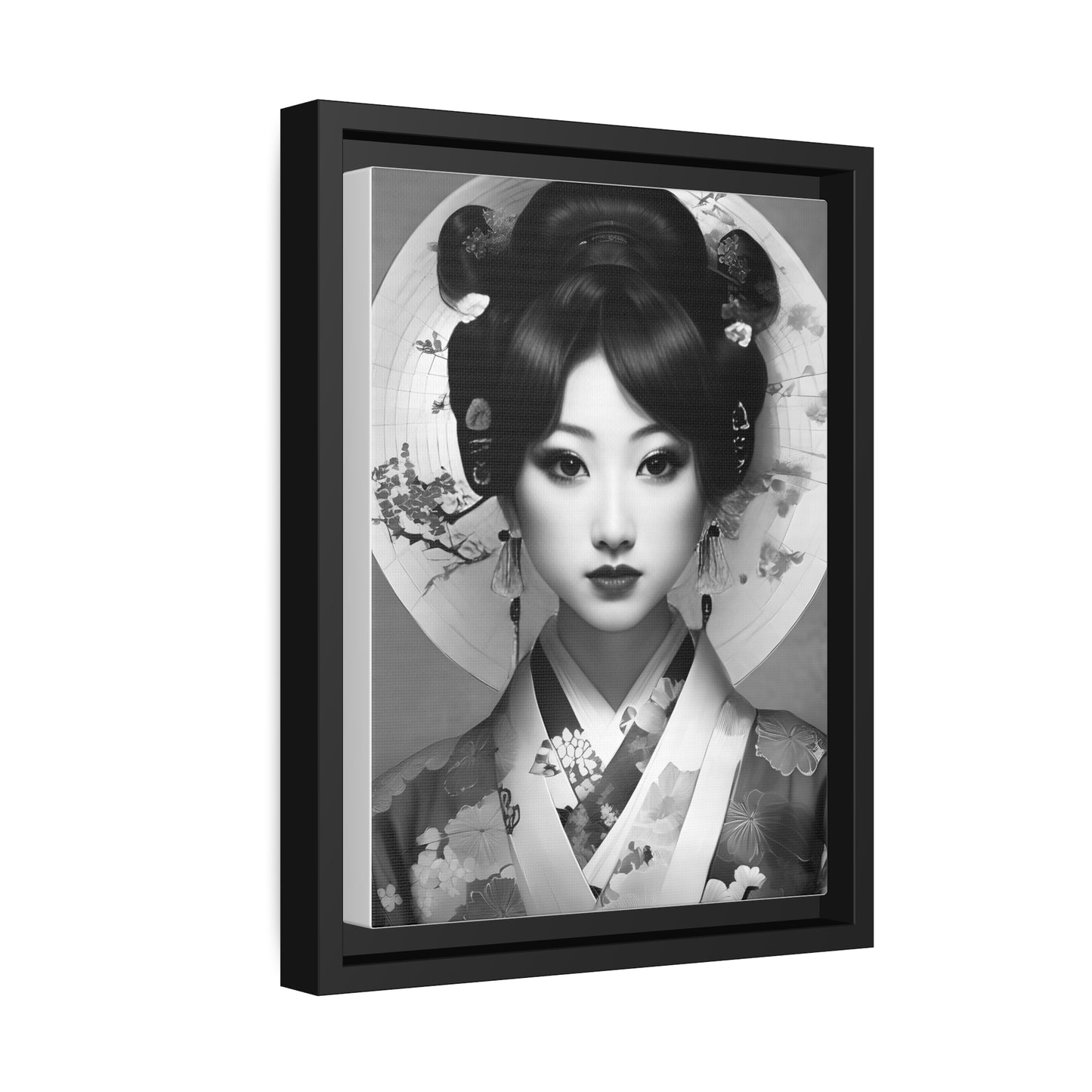 Matte Canvas, Black Frame