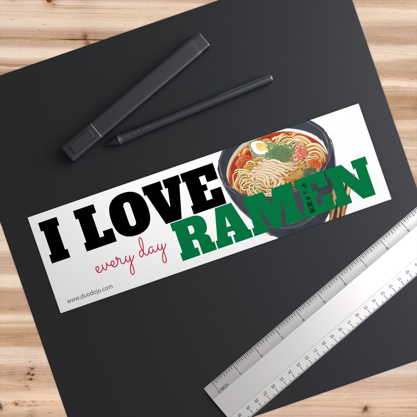 I LOVE RAMEN - Bumper Stickers