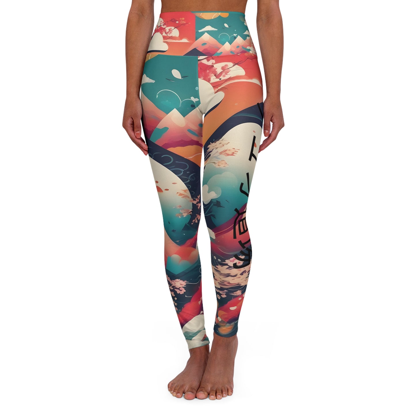 Osaka - High Waisted Yoga Leggings (AOP)