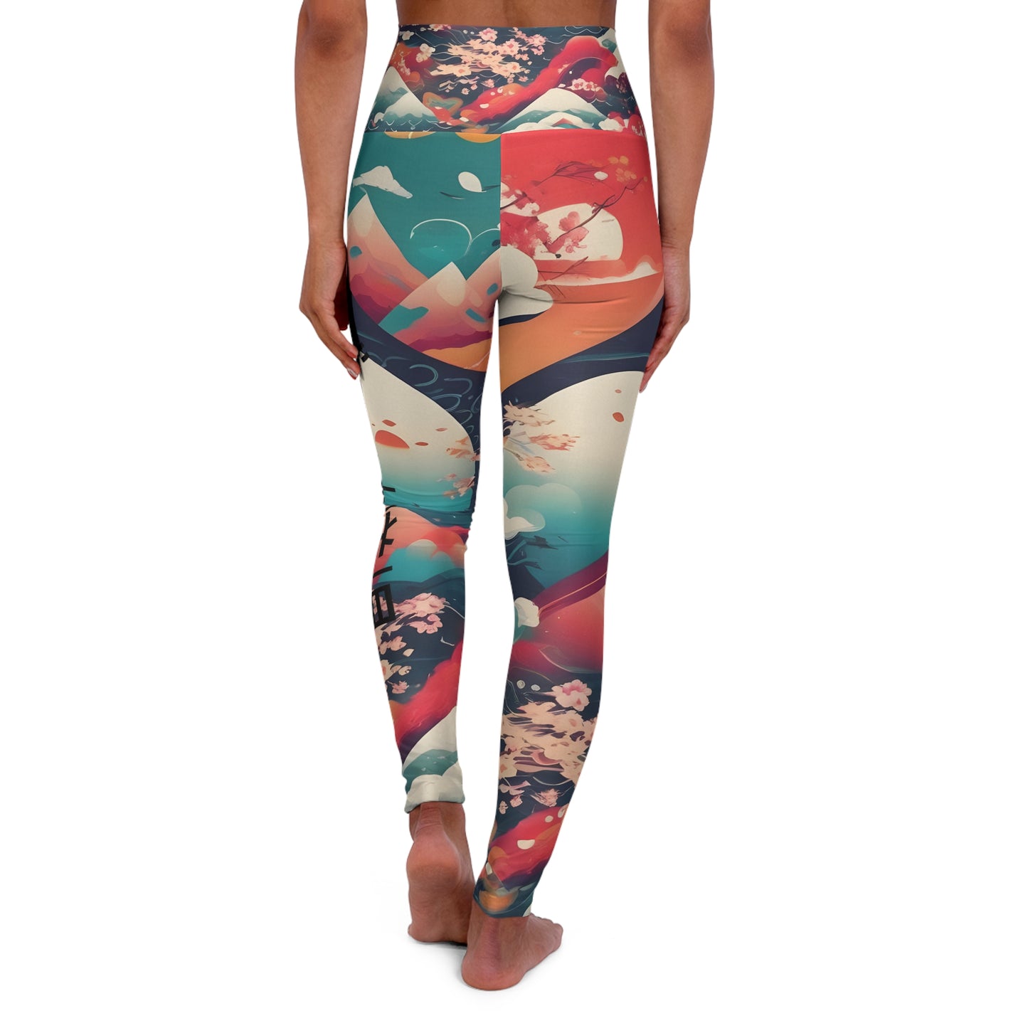 Osaka - High Waisted Yoga Leggings (AOP)