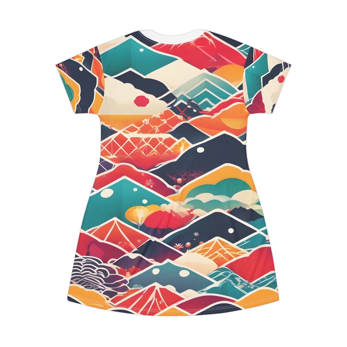 Mountain Japan - T-Shirt Dress (AOP)