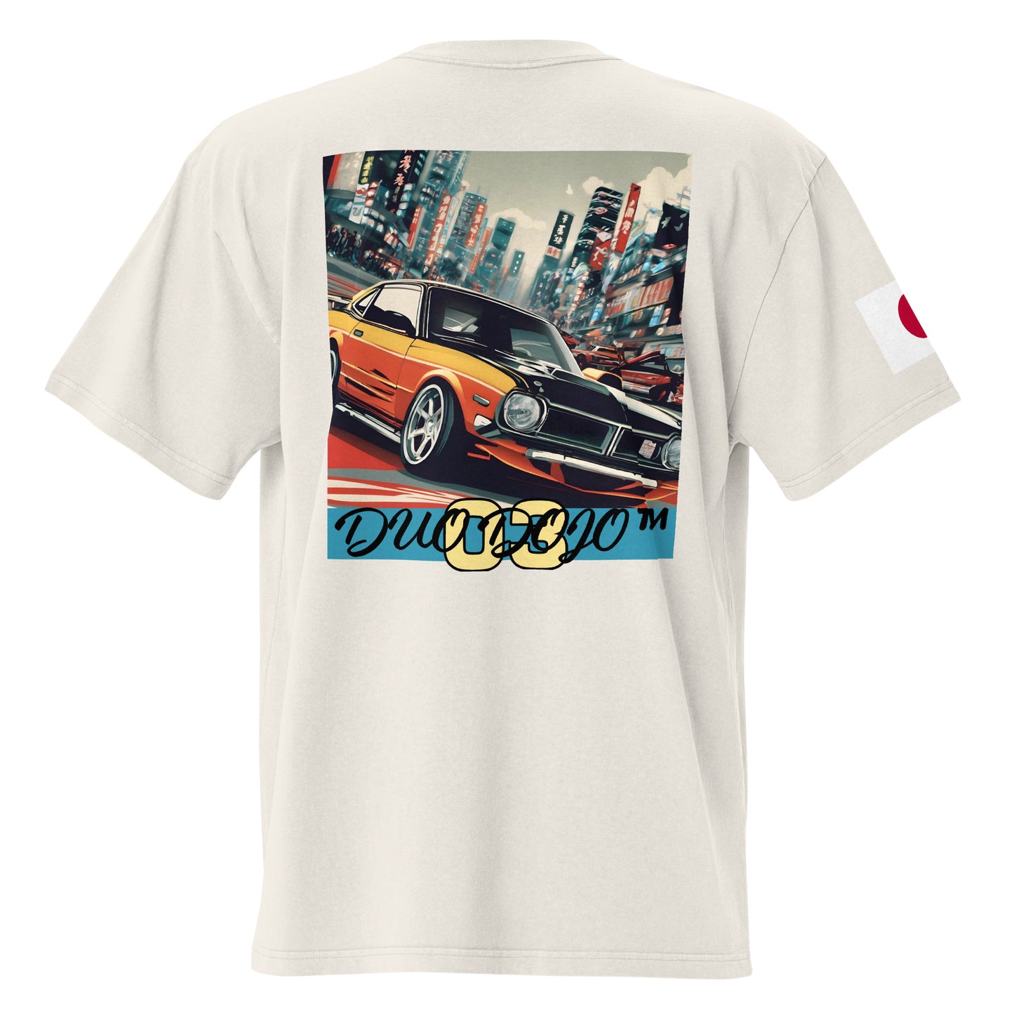 RACE OF JAPAN - Oversized faded t-shirt