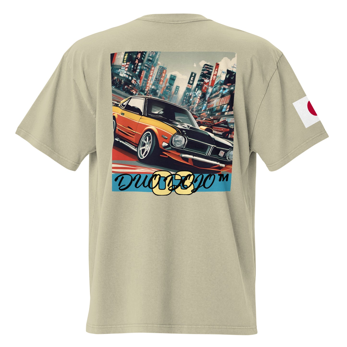 RACE OF JAPAN - Oversized faded t-shirt